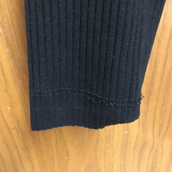 Reformation Becky Ribbed Plunge V Neck Bodysuit - Picture 11 of 11